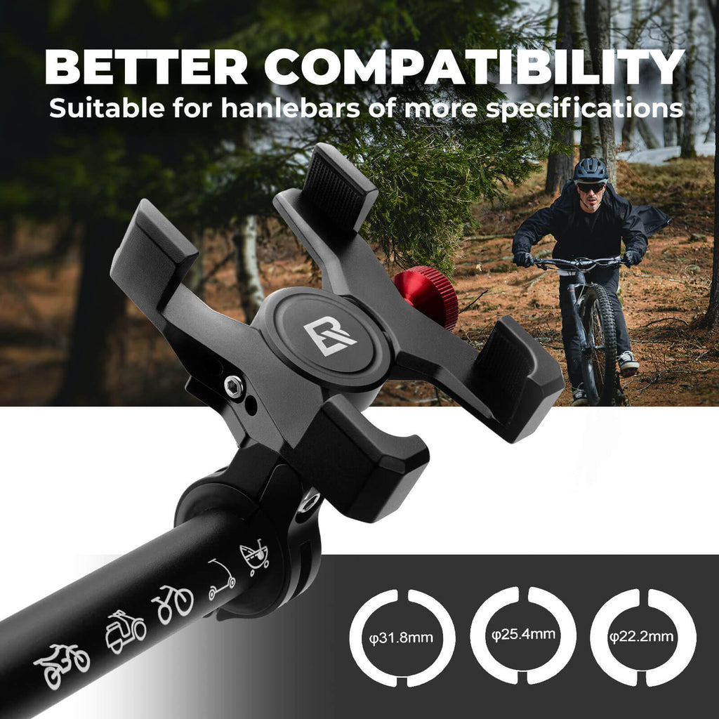 Aluminum Bike Phone Holder
